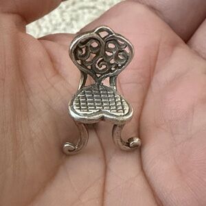 Sterling Silver .925 Miniature
Chair Figurine Collectible Silver
Chair Figure